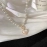 Elegance Pearl Chain Necklace For Women Fashion Rose Flower Necklace Gold Color Choker Butterfly Clavicle Chain Jewelry