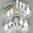 Bathroom Shelf Wall Mounted Corner Storage Shelves Shampoo Holder Cosmetic Rack Iron Shower Drain Basket Bathroom Organizer